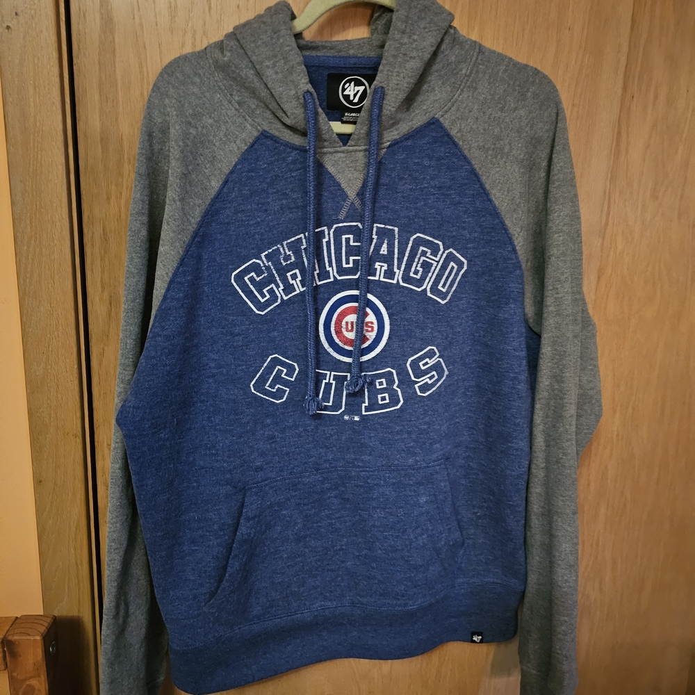 47 Blue and Gray Chicago Cubs Hoodie
